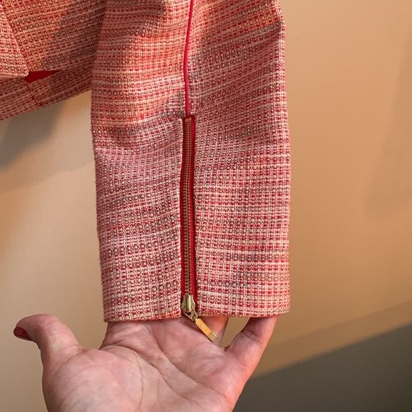 Cropped tweed blazer, Sz L - Picture 12 of 14